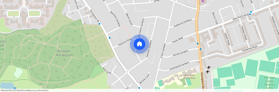 Brunswick Gardens, Barkingside, IG6