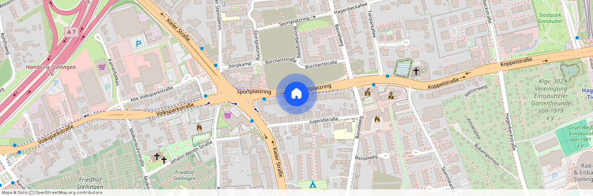 Sportplatzring 17, 22527 Eimsbüttel - Hamburg Stellingen