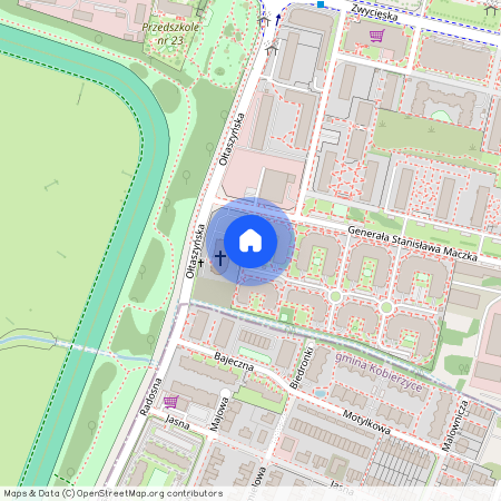 ul. Ołtaszyńska, Partynice, Krzyki, Wrocław, dolnośląskie