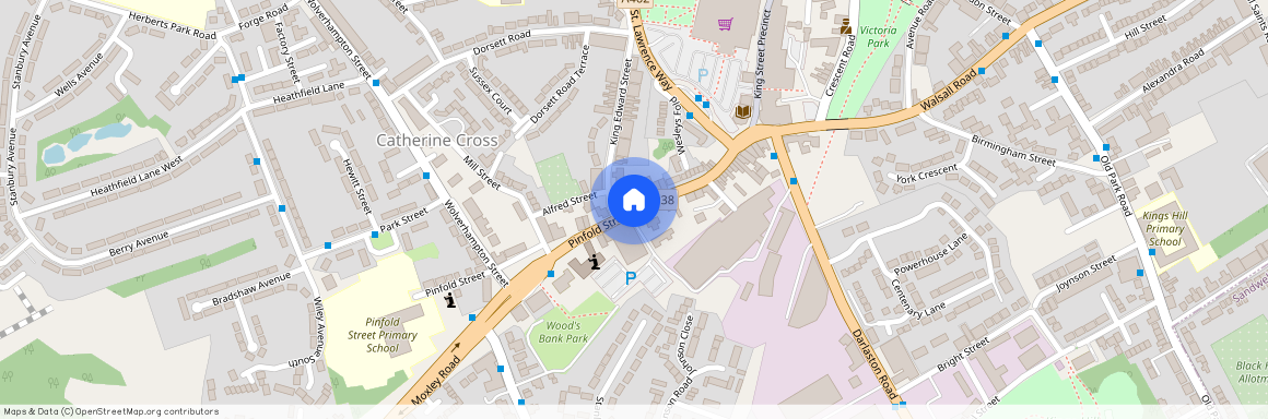 Bishop House, Flat 3 Pinfold Street, WEDNESBURY WS10 8TB