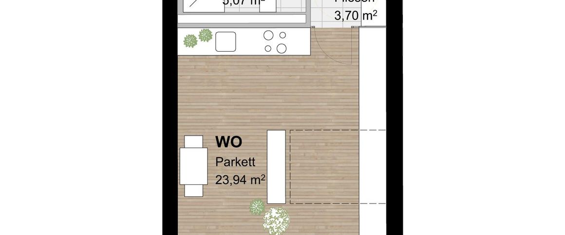 Geförderte Neubauwohnung mit Balkon - Photo 1