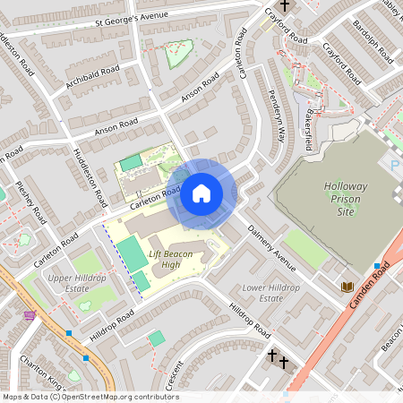 Carleton Road, Kentish Town, London, N7, North London