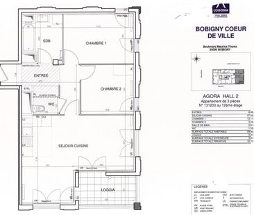 location Appartement T3 DE 64.5m² À BOBIGNY - Photo 1