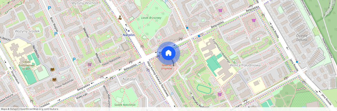 al. Aleja Komisji Edukacji Narodowej, Natolin, Ursynów, Warszawa, mazowieckie