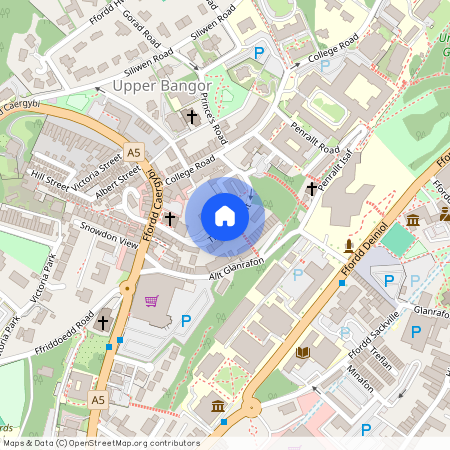 The Crescent, Bangor, LL57