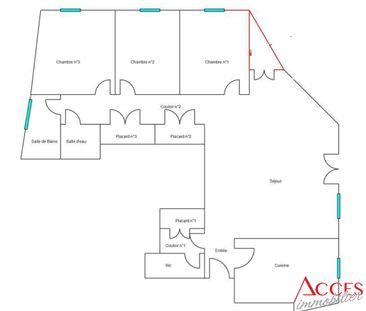 Location Appartement 4 pièces 110m² - Photo 1