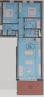 Appartement te huur - Photo 1