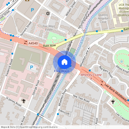 Broad Street, Five Ways