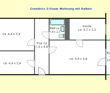 Wohnen in der Nähe vom Kulkwitzer See - Photo 3