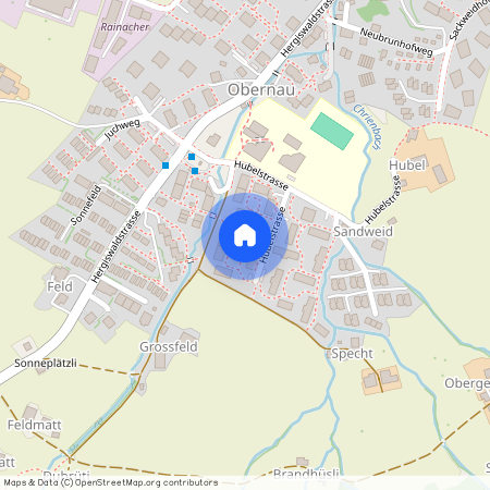 Hubelstrasse 18, 6012 Obernau, Lageplan