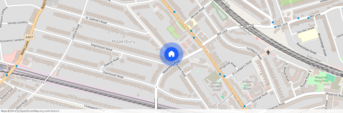 Mapesbury Road, Teignmouth Court, NW2, Teignmouth Court NW2, London