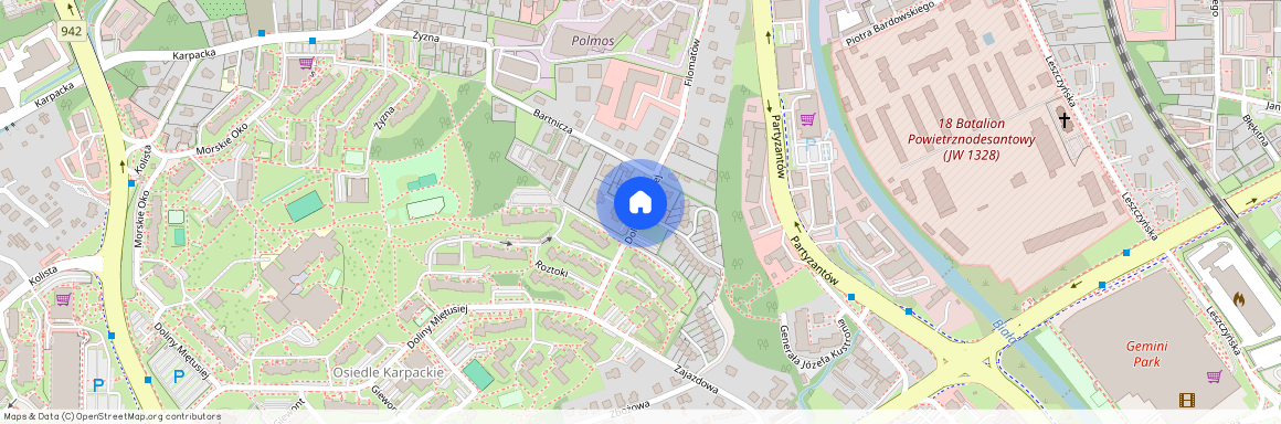 Doliny Miętusiej, Bielsko-Biała