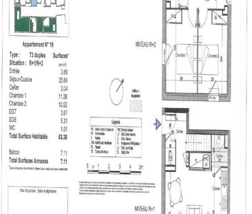 Location Appartement 3 pièces 63m² ST HERBLAIN 44800 - Photo 3