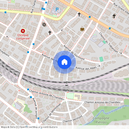 Building Avenue des Alpes - lausanne-furnished - 1395308, Avenue des Alpes