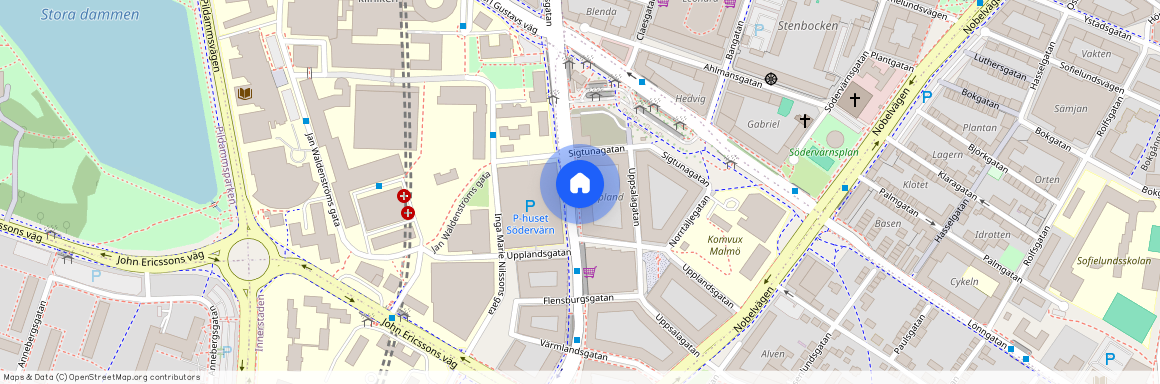 Södervärn, Malmö, Skåne, Södra Förstadsgatan 116