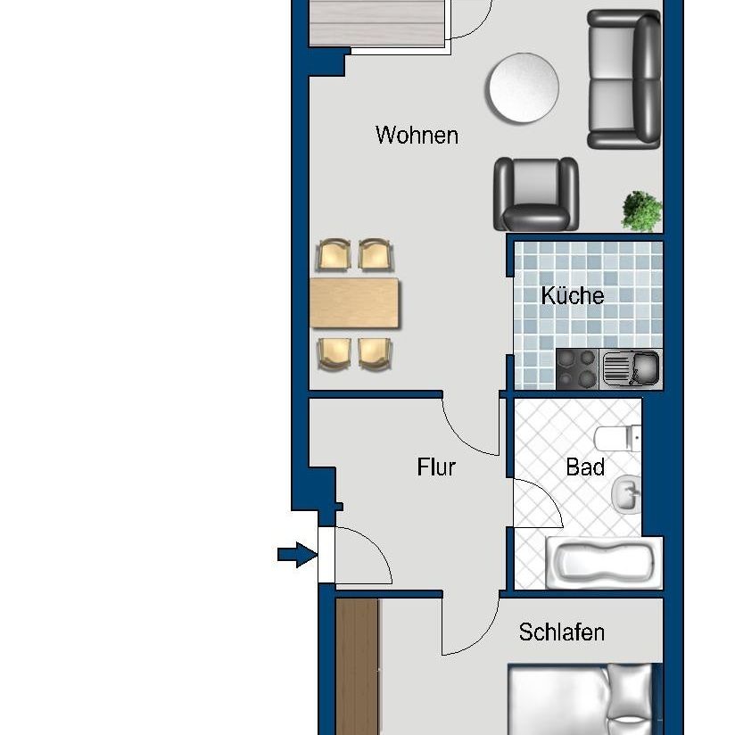 Genau unsere neue Wohnung: 2-Zimmer-Wohnung in Meckenheim - Photo 2