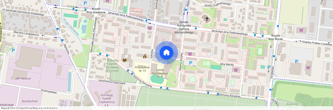 ul. Władysława Broniewskiego, Ostrów Wielkopolski, ostrowski, wielkopolskie