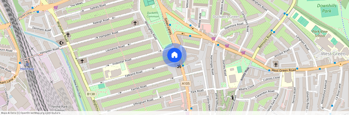 Queens Parade, Harringey, London, N8