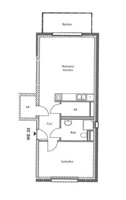 ERSTBZUG IM DACHGESCHOSS // 2 Zimmer, Balkon, Fußbodenheizung & Stellplatz - Foto 1