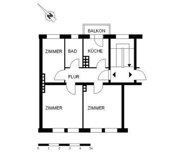 sanierte 2,5-Zimmer-Wohnung mit Balkon - Photo 4