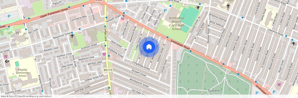 Whittier Street L8, L8 0RE, Liverpool