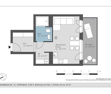 Das Glück hat ein Zuhause: individuelle 1-Zi.-Single-Terrassen-Wohnung im Neubau - Foto 5