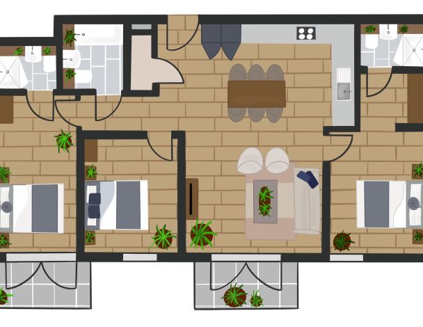 Apartment Type B5B Atlantic Night - Photo 1