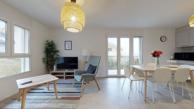 Bel appartement 2 chambres à 10min de Payerne, entièrement équipé - Photo 1