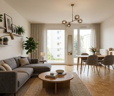 MODERNE SINGLE-WOHNUNG I 32 M² I SONNIGER BALKON I RUHIGE HOFLAGE - Photo 2
