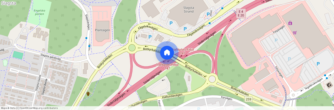 Sjöfrökens väg, Botkyrka