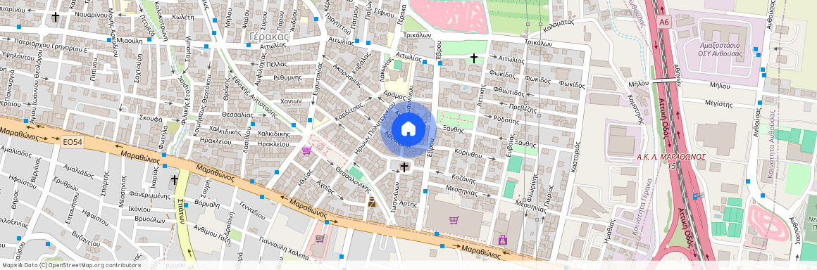 Ιωαννίνων 24, 153 44 Γέρακας, Κέντρο (Γέρακας)