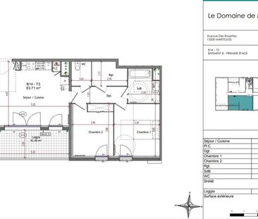 location Appartement T3 DE 63.71m² À MARTIGUES - Photo 5