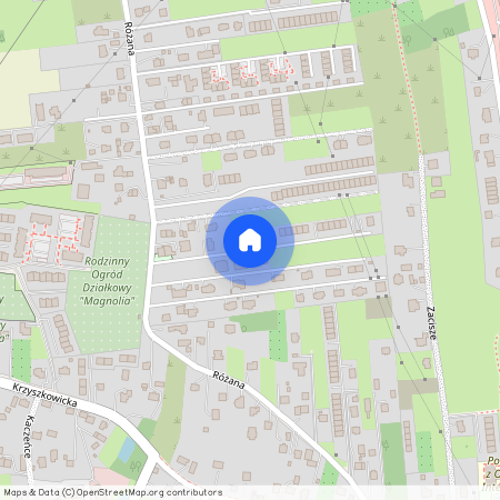 ul. Różana, Wieliczka, Wieliczka, wielicki, małopolskie