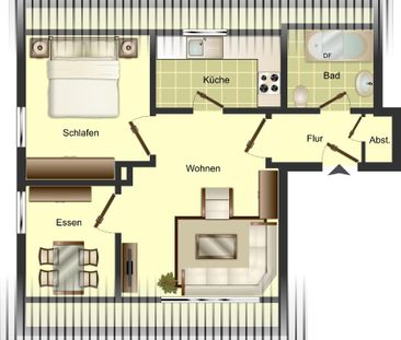 2-Zimmer-Wohnung in Bocholt Bocholt - Foto 1