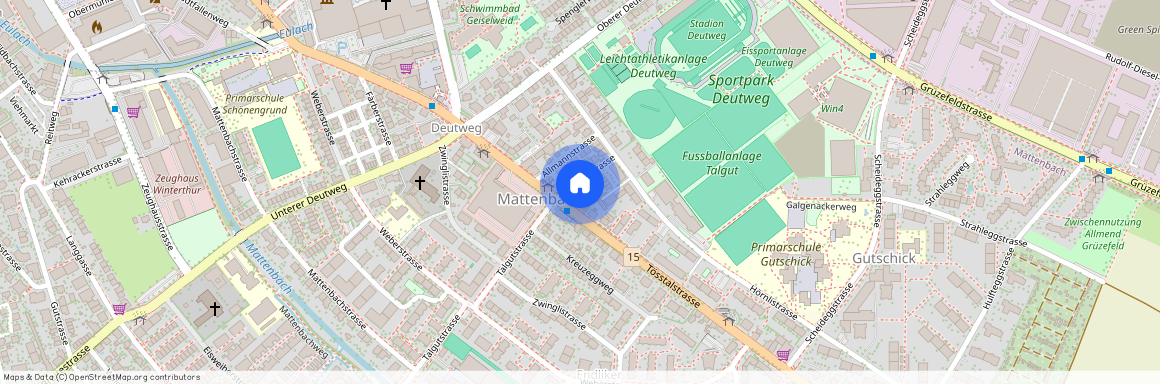 Talgutstrasse 27, 8400 Winterthur, Lageplan