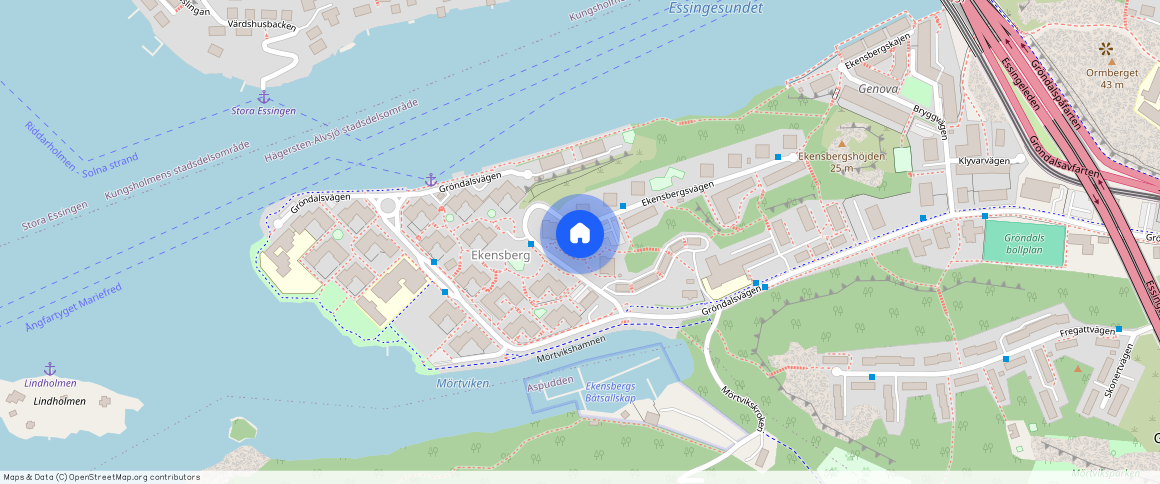 Ekensbergsvägen **, Gröndal