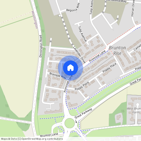 Primrose Lane, Great Park