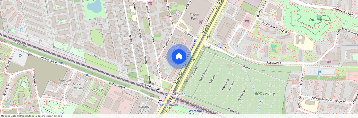 ul. Grójecka, Szczęśliwice, Ochota, Warszawa, mazowieckie