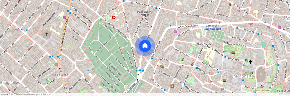 Appartement à louer rue Damrémont, Paris 18ème