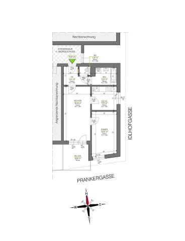 2 Zimmer Wohnung mit Loggia - Provisionsfrei! - Photo 2