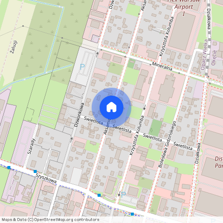 ul. Aksamitna, Opacz Wielka, Włochy, Warszawa, mazowieckie