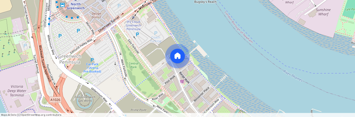 The Waterman, 3 Greenwich Peninsula, Tidemill Square, Greenwich, SE10