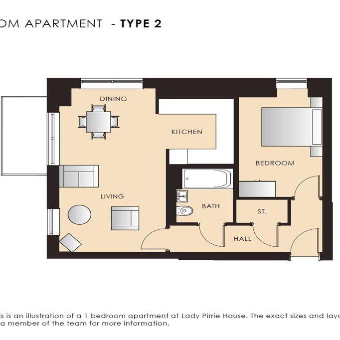 Lady Pirrie House, 1 Bedroom Apartment, 5 Shipwright Way, Titanic Quarter, Belfast, BT3 9FU - Photo 1