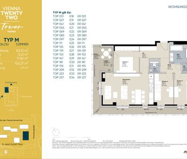 4-Zi.-Erstbezug mit Loggia & Rooftop Wellness | TOWER HOMES im V22 - Foto 6