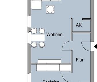 Leipzig Lindenau-2 Zimmer Wohnung mit offener Küche - Foto 1