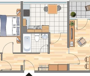 2-Zimmer-Wohnung in Dortmund Hörde - Photo 2