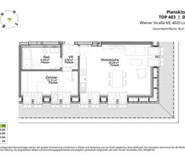 Klimatisierte 2 Zimmer DG-Neubauwohnung mit Küche - Nähe Herz Jesu ... - Photo 2