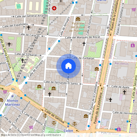 Calle del Monte Esquinza, Madrid, Community of Madrid 28010