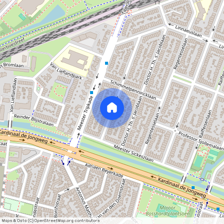 Tuindorp en Van Lieflandlaan-West, 3571 BA, Van Lynden van Sandenburglaan, Utrecht