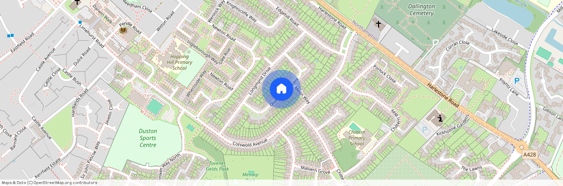 Quantock Crescent, Northampton, Northamptonshire, NN5